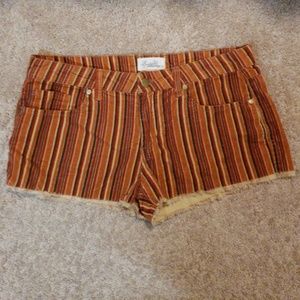 Autumn Stripe Shorts